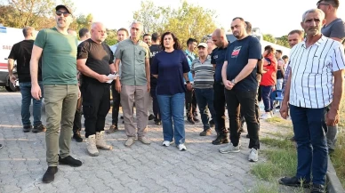 Başkan Çerçioğlu Söke yangın bölgesine müdahale etti