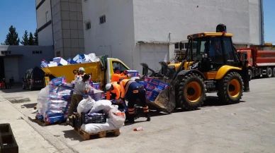 Şehitkamil zabıtası 21 ton bozuk gıdayı yakaladı