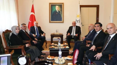 Kurtulmuş ve Dervişoğlu TBMM için buluştu