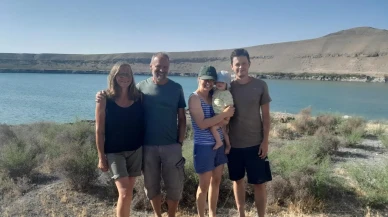 Yabancı turistler Karapınar Acıgölün güzelliklerini keşfediyor