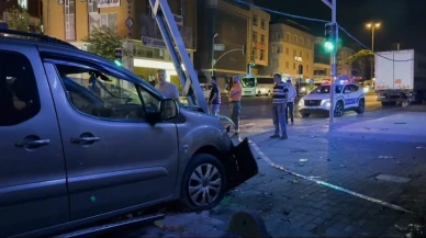 Avcılar Firuzköy Bulvarında aşırı hız kazası yaşandı