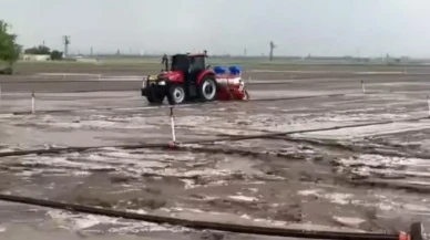 Kayseri Yeşilhisar ekili araziler dolu yağışıyla zarar gördü