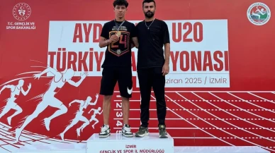 Gaziantepli Furkan Kanlı Türkiye atletizm şampiyonu oldu