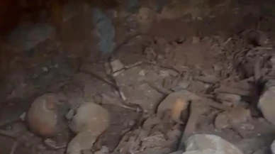 Kahramanmaraş Doluca Mahallesinde tarihi mağara mezar bulundu