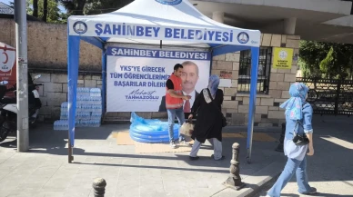 Şahinbey Belediyesi YKS öğrencilerine destek verdi