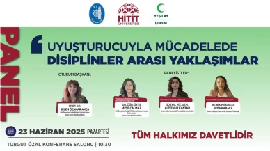 Çorum Yeşilay ve Hitit Üniversitesi uyuşturucu paneli düzenliyor