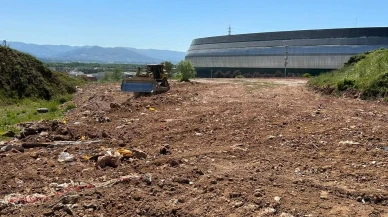 Kocaeli Stadına misafir taraftarlar için otopark yapılıyor