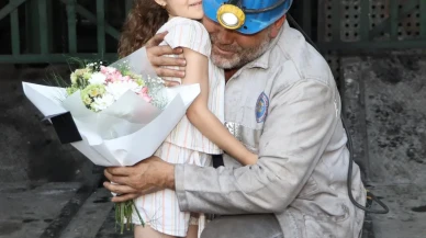 Zonguldak madencileri Babalar Gününde aileleriyle buluştu