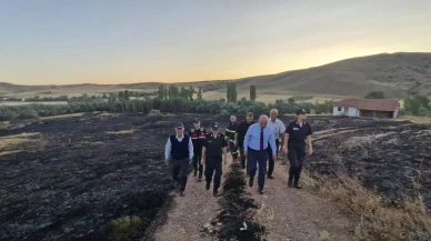 Çorum Alaca Geven köyünde büyük yangın yaşandı
