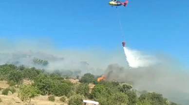 Bozdoğan makilik yangını ekiplerin müdahalesiyle söndürüldü