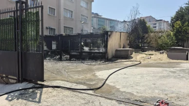 Esenyurt öğrenci yurdunda çıkan yangın söndürüldü