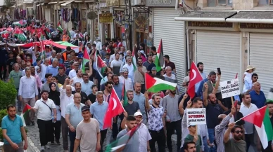 Bakan Işıkhan Mardin halkıyla Gazze için yürüdü