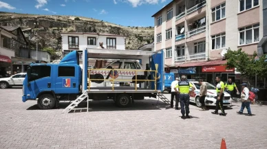 Çemişgezek halkı emniyet kemeri simülasyonuyla güvende yaşıyor