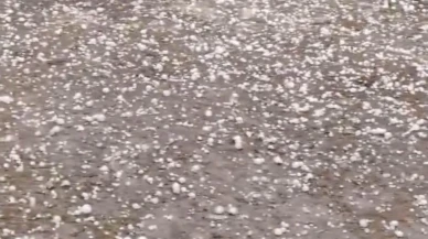 Edirne Uzunköprü tarım arazilerini dolu vurdu