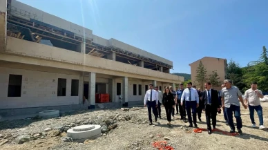 Cem Şahin Ovacık hastane ve konağı inceledi