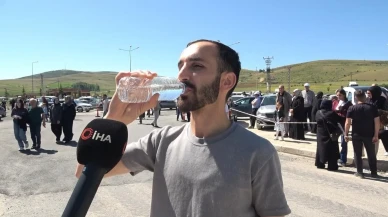 Bayburtlu Yalçın okunmuş suyla YKS sınavına girdi