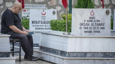 Şehit aileleri Bursa Pınarbaşı Şehitliğinde dualarla buluştu