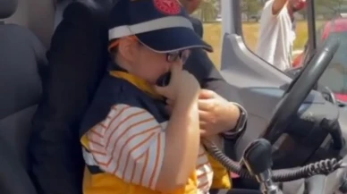 Çankırılı Baturay ambulansla hayalini gerçeğe dönüştürdü