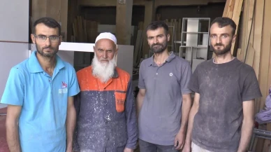 Gaziantepli Çevik ailesi marangozluk geleneğini yaşatıyor