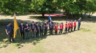 Sinop Abalı köyünde izciler doğayla buluştu