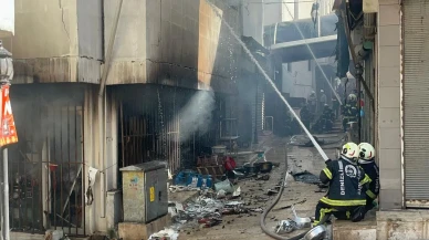 Denizli Kaleiçi Çarşısında büyük yangın paniği yaşandı