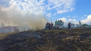 Çorumda tarla yangını şüphelisi 96 saatte yakalandı