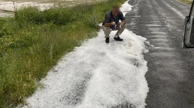 Karapınar ve Yeşilyurt Mahallesinde şiddetli yağış etkili oldu