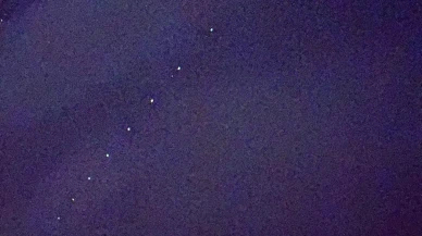 Besni semalarında Starlink uyduları gökyüzünde dans etti