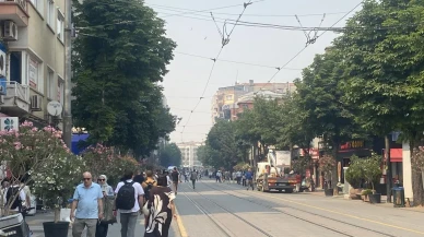 Bilecik yangınının dumanı Eskişehir semalarını kapladı