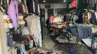 Konyada giyim mağazasında çıkan yangın kontrol altına alındı