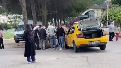 İzmit Yeşilova Mahallesinde taksi yayaya çarptı