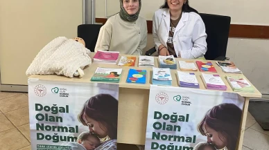 Hisarcık Devlet Hastanesinde normal doğum standı kuruldu