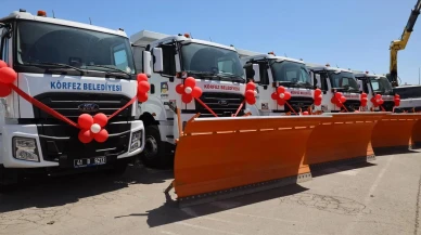 Körfez Belediyesi hizmet filosunu yirmi araçla güçlendi