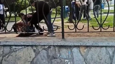 Başakşehir parkında çocuk grupları şiddetle kavga etti