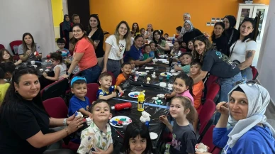 Muğla Gençlik Merkezinde anne çocuk sanatla buluştu