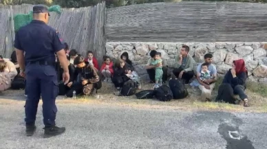 Ayvacık sahilinde 30 düzensiz göçmen ele geçirildi