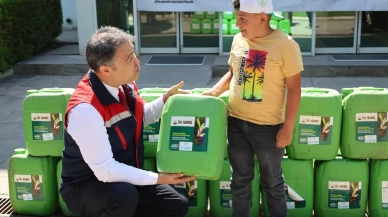 Afyonkarahisar çiftçileri TKİ hümik asit desteği aldı