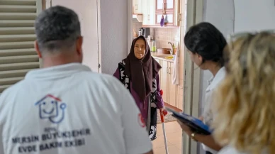 Mersin Büyükşehir yaşlılara evlat sevgisiyle hizmet veriyor