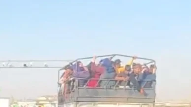 Siverek işçileri tehlikeli yolculukta kameralara yakalandı