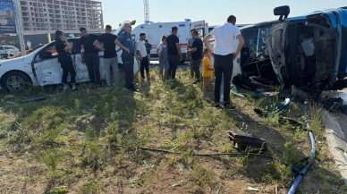 Ankara Sincanda dolmuş otomobil kazasında 5 kişi yaralandı