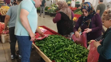 Sarıgöl Emcelli biberleri bayram sofralarında yerini aldı