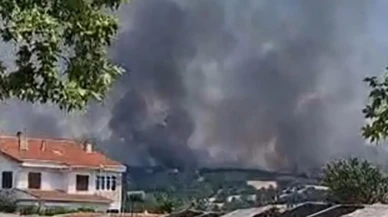 Edirne Keşan orman yangınına tüm ekipler müdahale ediyor