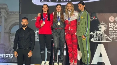 Cemile Aykoç Dünya Muaythai Şampiyonasında gümüş kazandı