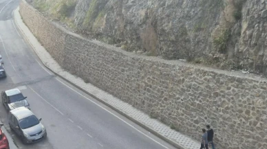 Yaban keçileri Gümüşhane kent merkezini ziyaret etti