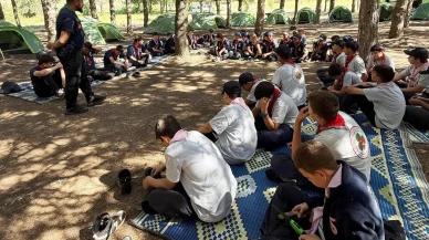 Simav Diyanet İzcilik Kampında 60 genç buluştu