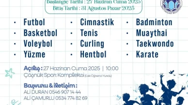 Battalgazi Belediyesi yaz spor okullarına kayıtlar başladı