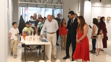 Amasra üniversite öğrencilerinin seramik eserleri görücüye çıktı