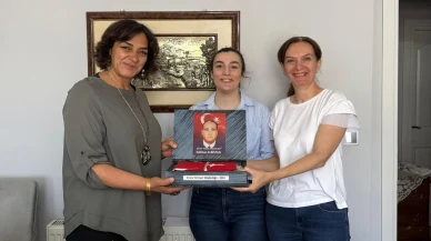 Şehit polis Gökhan Elbistanın kızına doğum günü düzenlendi