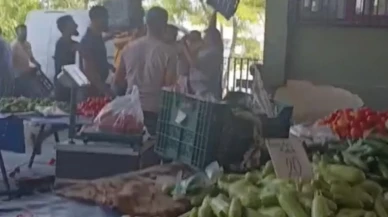 Gaziantep semt pazarında silahlı kavga yaşandı