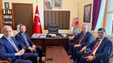 Kütahya vekilleri TBMM ve İller Bankasında buluştu